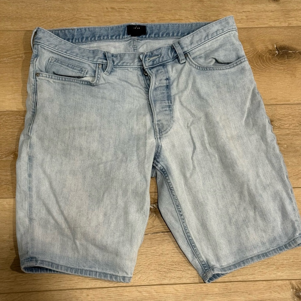 H$M Light Blue Denim Men's Shorts